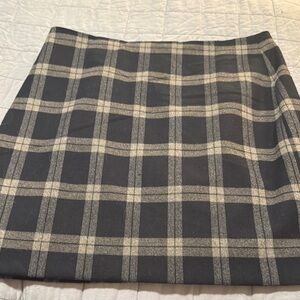 Banana Republic Black and Gray Mini Pencil Skirt